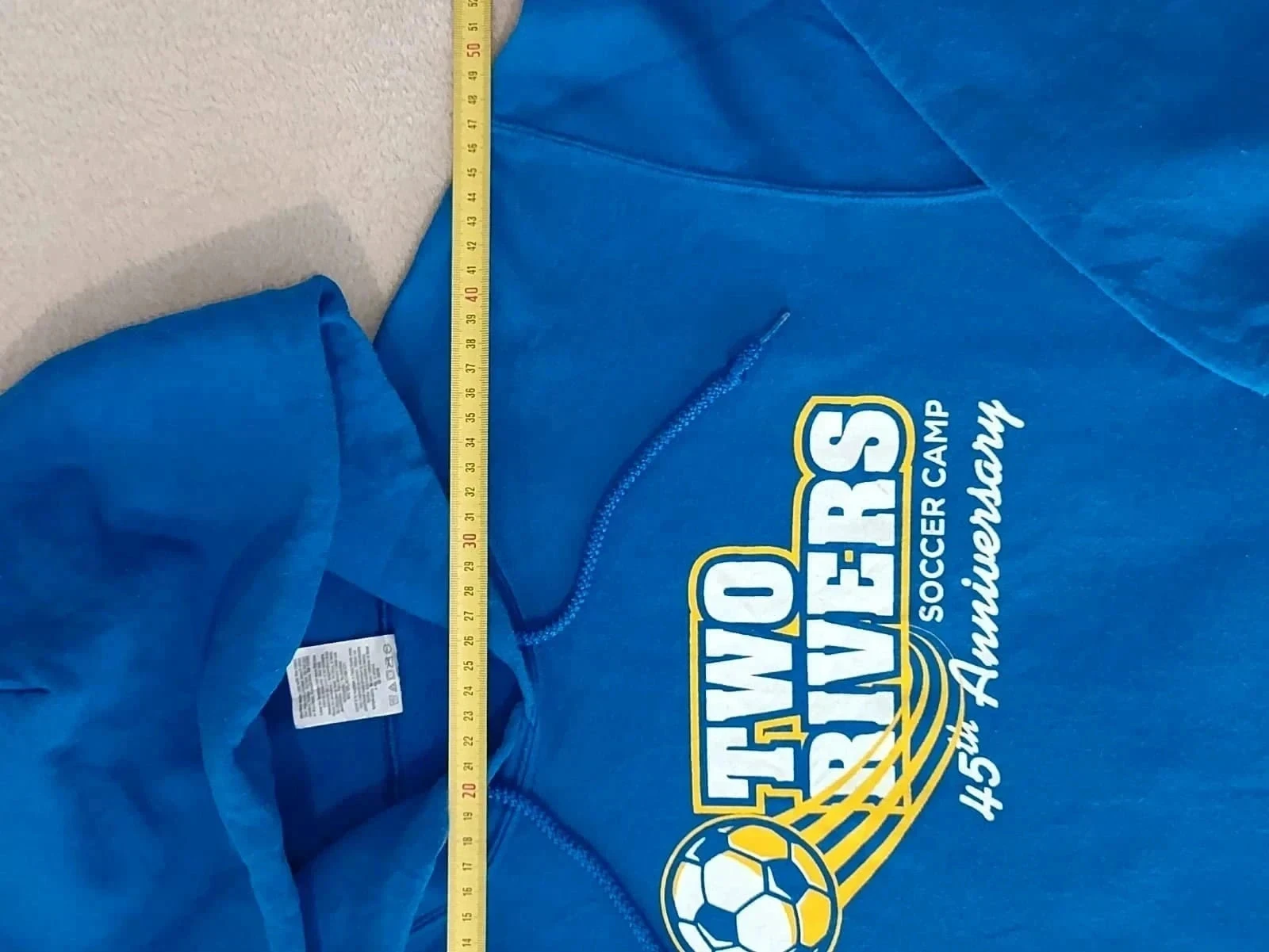 Sudadera con capucha azul Jerzees NuBlend Talla S – photo 11